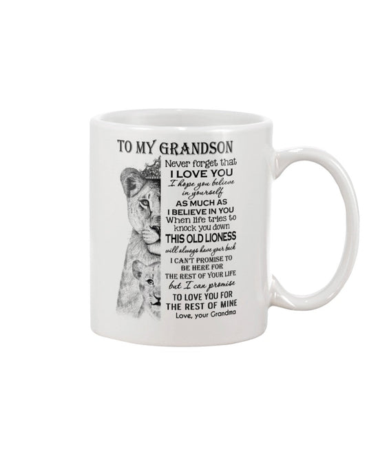 TO GRANDSON MUG 04 - GIFT FROM GRANDMA - NINA00