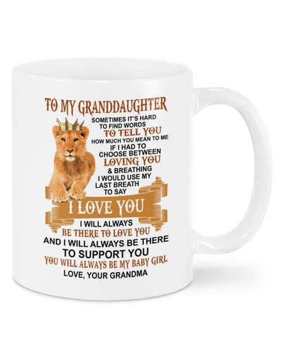 TO GRANDDAUGHTER MUG 01 - GIFT FROM GRANDMA - NINA00