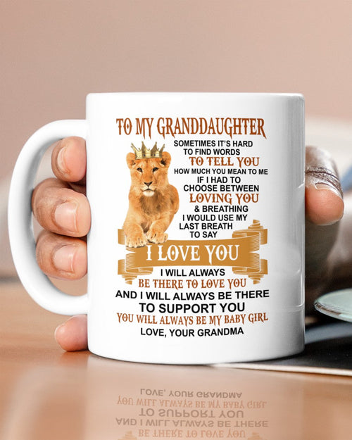 TO GRANDDAUGHTER MUG 01 - GIFT FROM GRANDMA - LUAN00