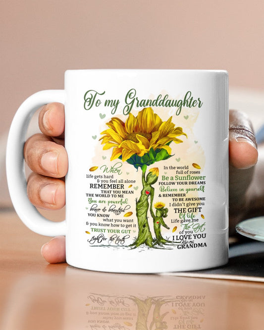 TO GRANDDAUGHTER MUG 02 - GIFT FROM GRANDMA - NINA00