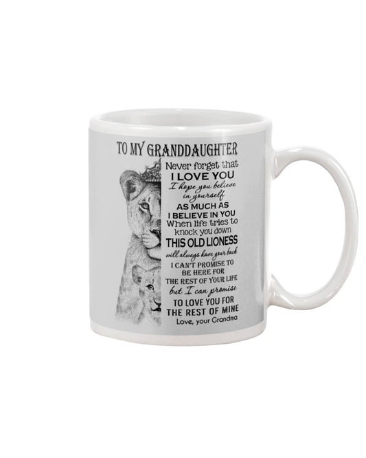 TO GRANDDAUGHTER MUG 04 - GIFT FROM GRANDMA - LUAN00