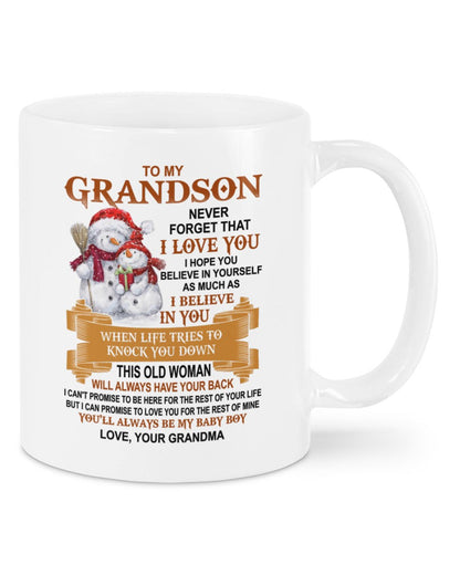 TO GRANDSON MUG 01 - GIFT FROM GRANDMA - NINA00