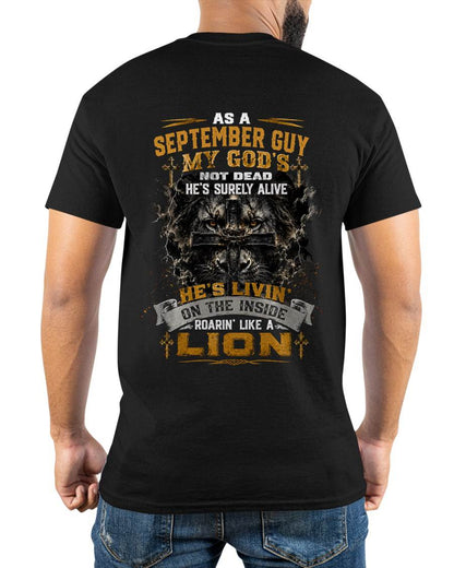 SEPTEMBER - MY GOD'S NOT DEAD - CHRISTIAN GIFT FOR MEN - LUAN09 (SKU2608-09-09)