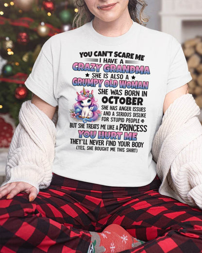 OCTOBER - YOU CAN'T SCARE ME - GIFT FROM GRANDMA - NINA10 (SKU09-106-10)