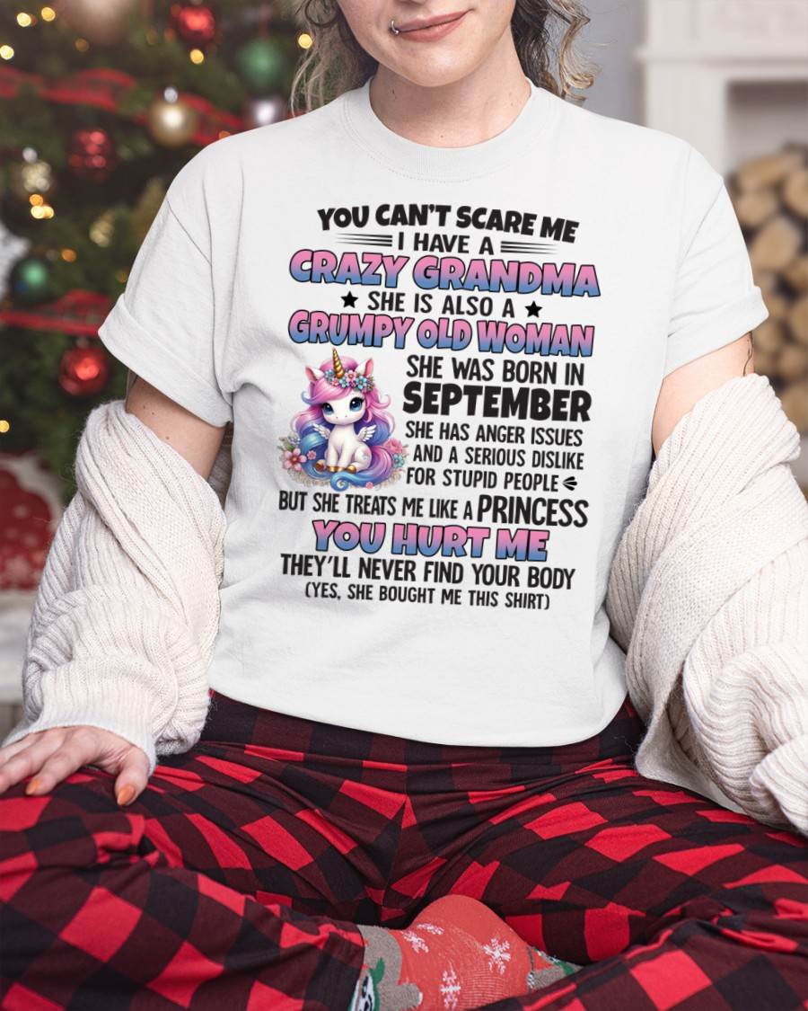 SEPTEMBER - YOU CAN'T SCARE ME - GIFT FROM GRANDMA - NINA09 (SKU09-106-09)