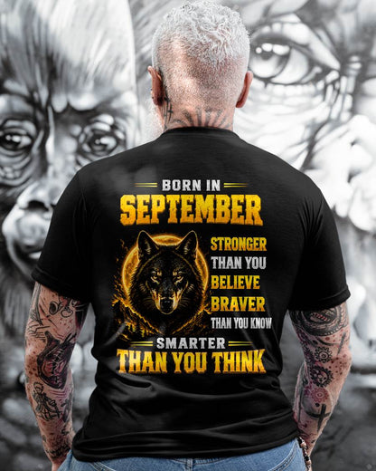 SEPTEMBER - STRONGER THAN YOU BELIEVE - BRAVER THAN YOU KNOW - SMARTER THAN YOU THINK - T-SHIRT FOR MEN - LUAN09 (SKU2610-05-09)