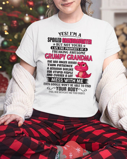 YES, I'M A SPOILED GRANDDAUGHTER - GIFT FROM GRANDMA - LUAN00 (SKU09-96-00)