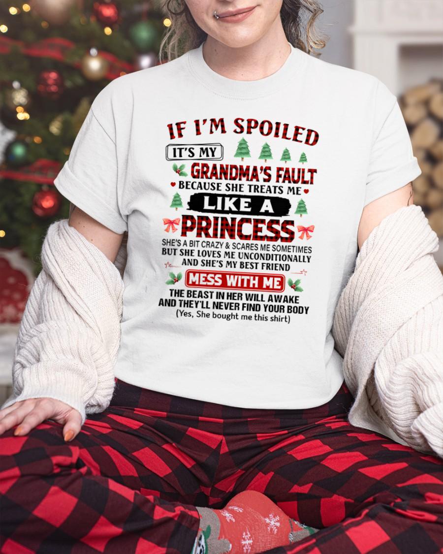 CHRISTMAX T-SHRIT FOR GRANDDAUGHTER - GIFT FROM GRANDMA - LUAN00