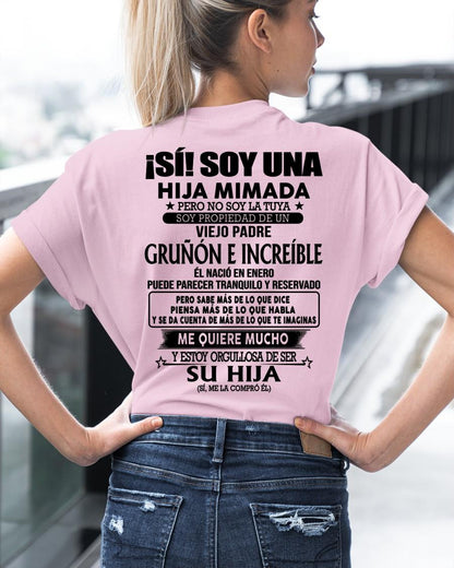 Enero Padre Increíble - Regalo especial para hija - TBN - T01 (SKU04-109-01)