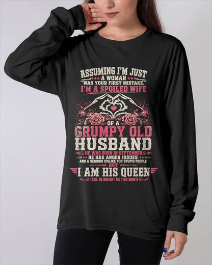 SEPTEMBER - SPOILED WIFE OF A GRUMPY HUSBAND - PERFECT GIFT FROM HUSBAND- LUAN09 (SKU2608-31-09)