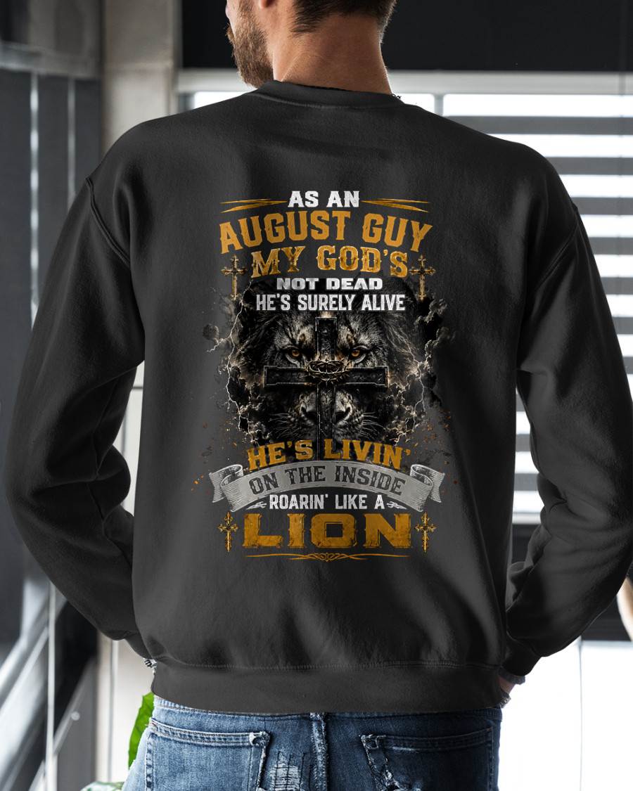 AUGUST - MY GOD'S NOT DEAD - CHRISTIAN GIFT FOR MEN - LUAN08 (SKU2608-09-08)