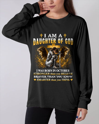 OCTOBER - DAUGHTER OF GOD - CHRISTIAN GIFT FOR WOMEN - LUAN10 (SKU2608-90-10)