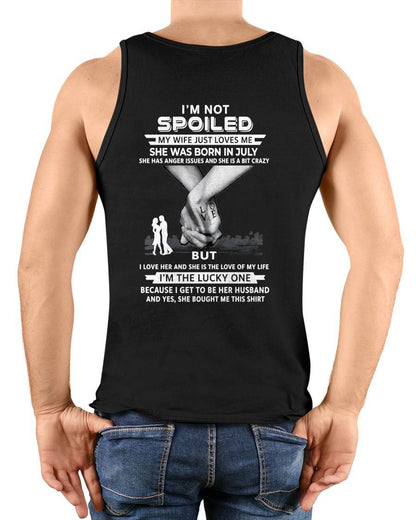 July - Wife Bought Me This Shirt – Perfect Husband Gift From Wife- LUAN07 (SKU2607-214-07)