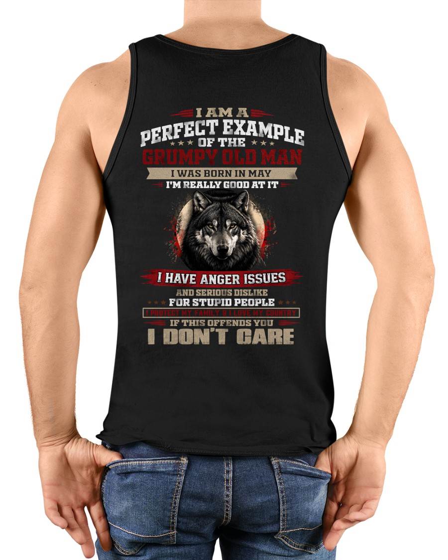 MAY GRUMPY OLD MAN T-SHIRT – PERFECT PATRIOTIC GIFT FOR MEN - LUAN05 (SKU2607-300-05)