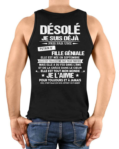 SEPTEMBRE – DÉSOLÉ, JE SUIS DÉJÀ PRIS PAR UNE FILLE VRAIMENT GÉNIALE – DE LA PART DE MA FEMME - FR09 / LUAN09 (SKU26T-01140-09)