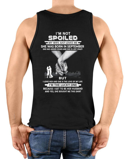 September - Wife Bought Me This Shirt – Perfect Husband Gift From Wife- LUAN09 (SKU2607-214-09)