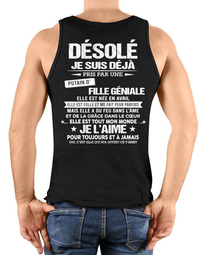 AVRIL – DÉSOLÉ, JE SUIS DÉJÀ PRIS PAR UNE FILLE VRAIMENT GÉNIALE – DE LA PART DE MA FEMME - FR04 / LUAN04 (SKU26T-01140-04)