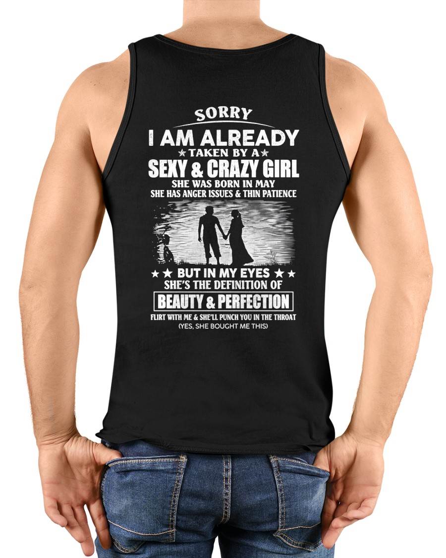 MAY - TAKEN MAN - SEXY & CRAZY GIRL - BEAUTY & PERFECTION - PERFECT GIFT FROM WIFE/GIRLFRIEND TO HUSBAND/BOYFRIEND - LUAN05 (SKU2609-267-05)