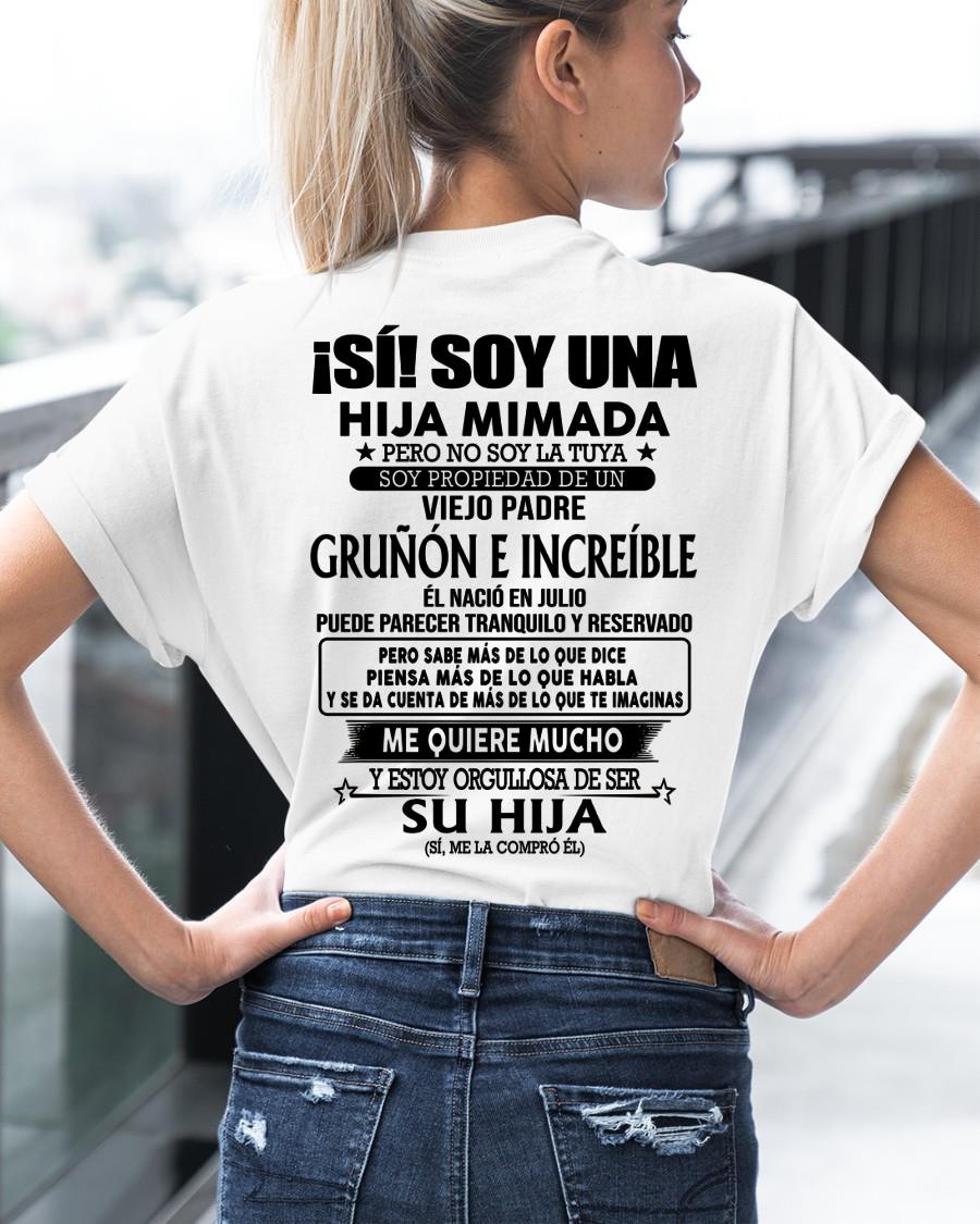 Julio Padre Increíble - Regalo especial para hija - TBN - T07 (SKU04-109-07)