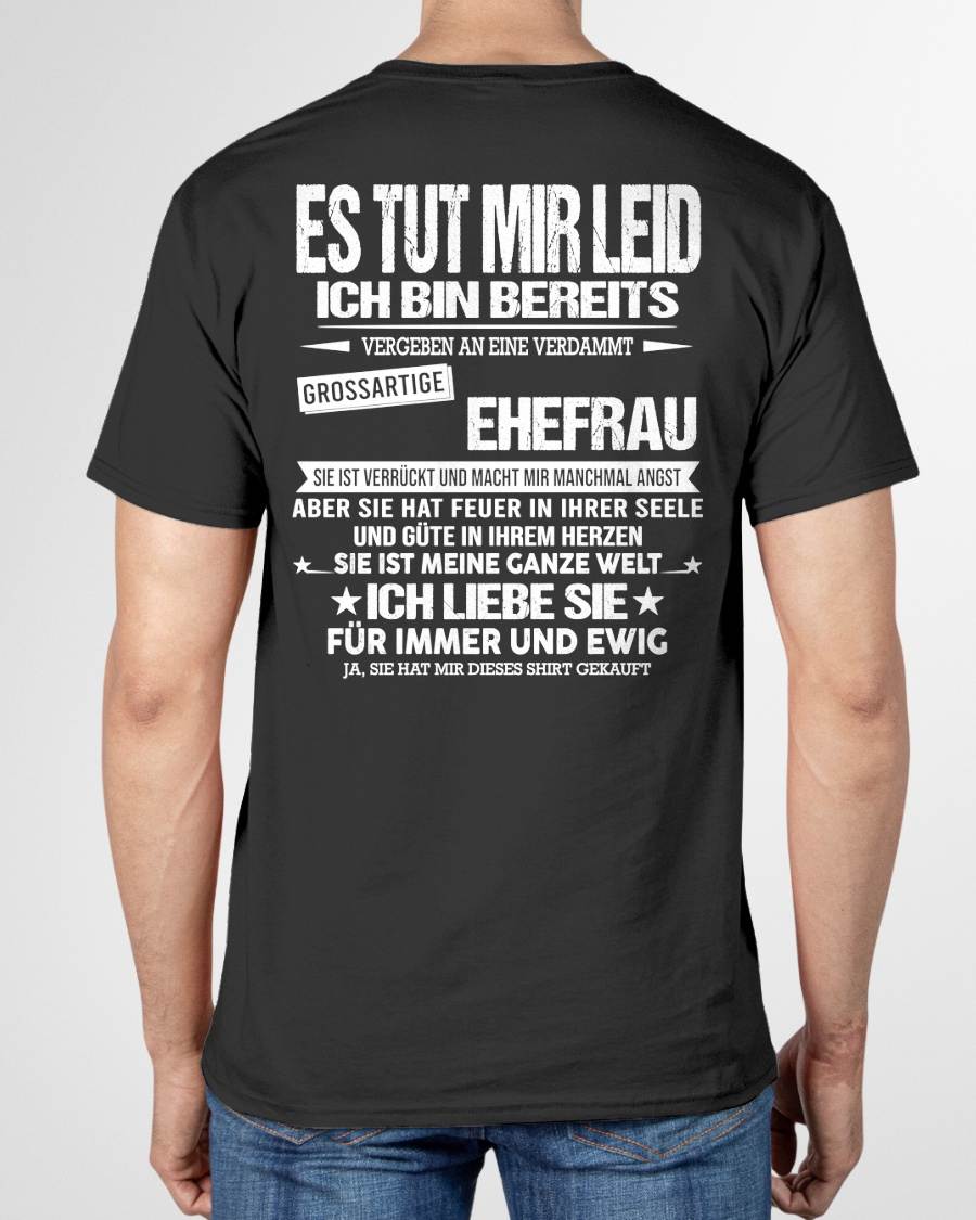 SIE IST MEINE GANZE WELT ICH LIEBE SIE FÜR IMMER UND EWIG -Das perfekte Geschenk für Ihren Ehemann - GER/LUAN00 (SKU2605-350-00)