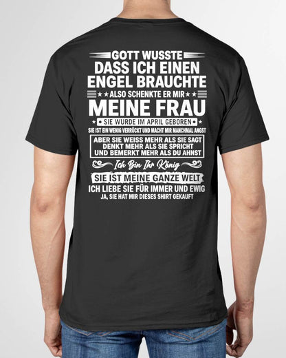 APRIL - Ich Bin Ihr König SIE IST MEINE GANZE WELT - Das perfekte Geschenk für deinen Freund - GER/LUAN04 (SKU2605-397-04)