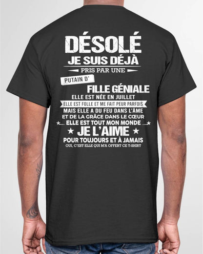 JUILLET – DÉSOLÉ, JE SUIS DÉJÀ PRIS PAR UNE FILLE VRAIMENT GÉNIALE – DE LA PART DE MA FEMME - FR07/ LUAN07 (SKU26T-01140-07)