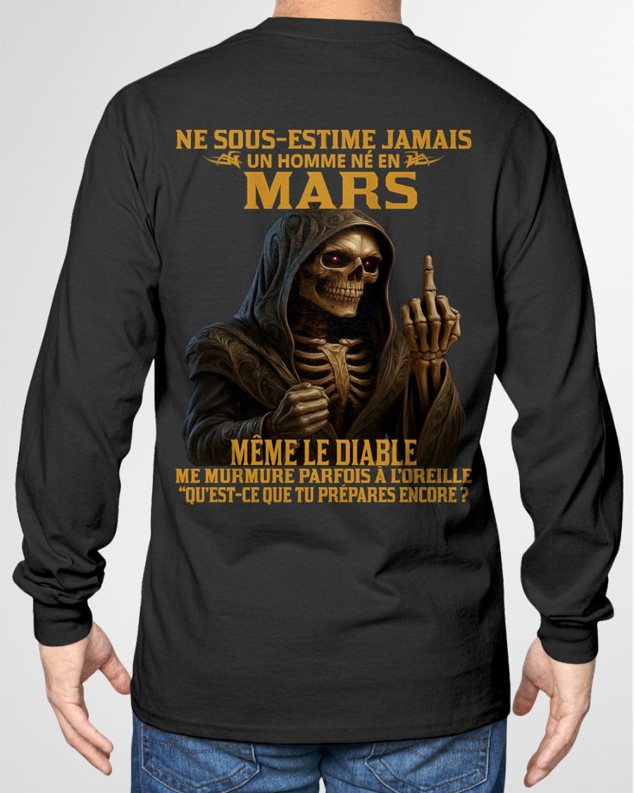 NE SOUS-ESTIME JAMAIS UN HOMME NÉ EN MARS Fr03 luan03 male (SKU12-305-03)