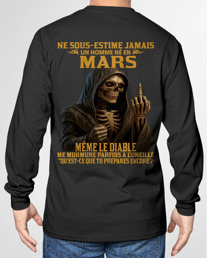 NE SOUS-ESTIME JAMAIS UN HOMME NÉ EN MARS Fr03 luan03 male (SKU12-305-03)