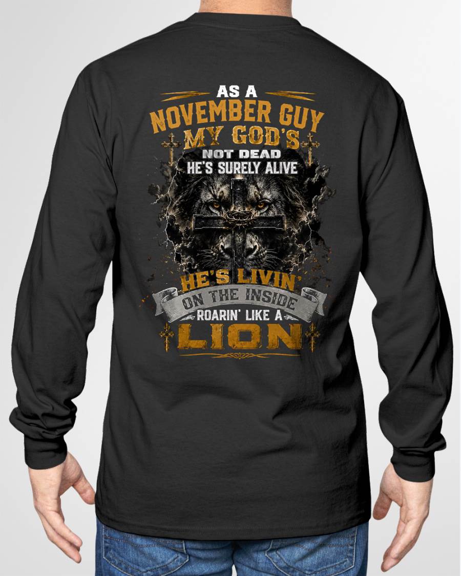 NOVEMBER - MY GOD'S NOT DEAD - CHRISTIAN GIFT FOR MEN - LUAN11 (SKU2608-09-11)