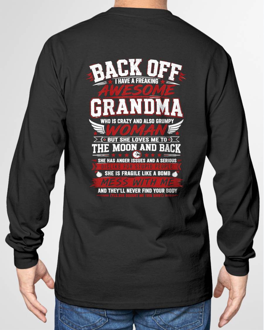 CRAZY AWESOME GRANDMA - PERFECT GIFT FROM GRANDMA - LUAN00 (SKU2608-07-00)