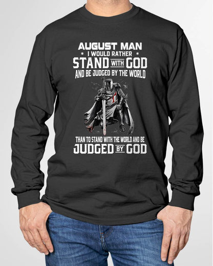 AUGUST - STAND WITH GOD - CHRISTIAN GIFT FOR MEN - LUAN08 (SKU2608-92-08)