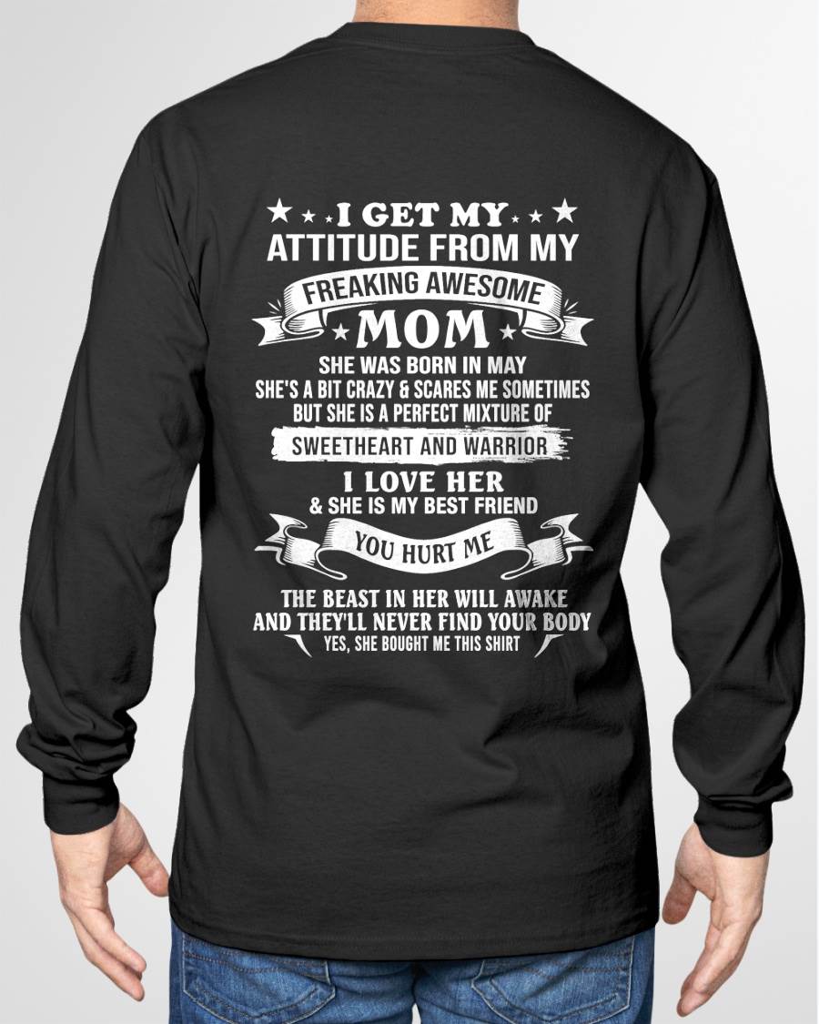 May Awesome Mom T-Shirt – Gift From Mom To Child - LUAN05 (SKU2607-337-05)
