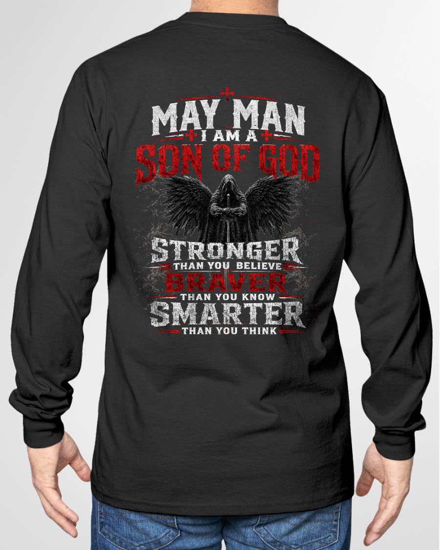 MAY SON OF GOD – STRONGER THAN YOU BELIEVE T-SHIRT - LUAN05 (SKU2607-238-05)