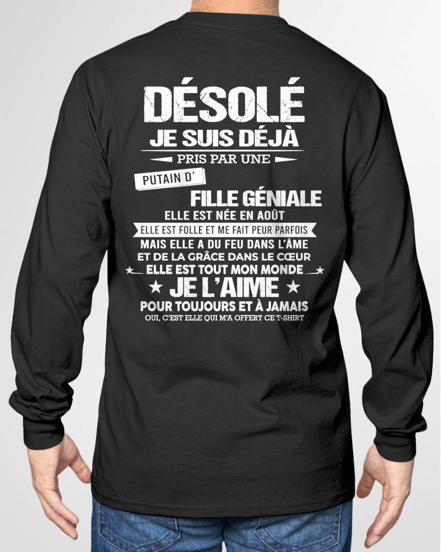 AOÛT – DÉSOLÉ, JE SUIS DÉJÀ PRIS PAR UNE FILLE VRAIMENT GÉNIALE – DE LA PART DE MA FEMME - FR08 / LUAN08 (SKU26T-01140-08)