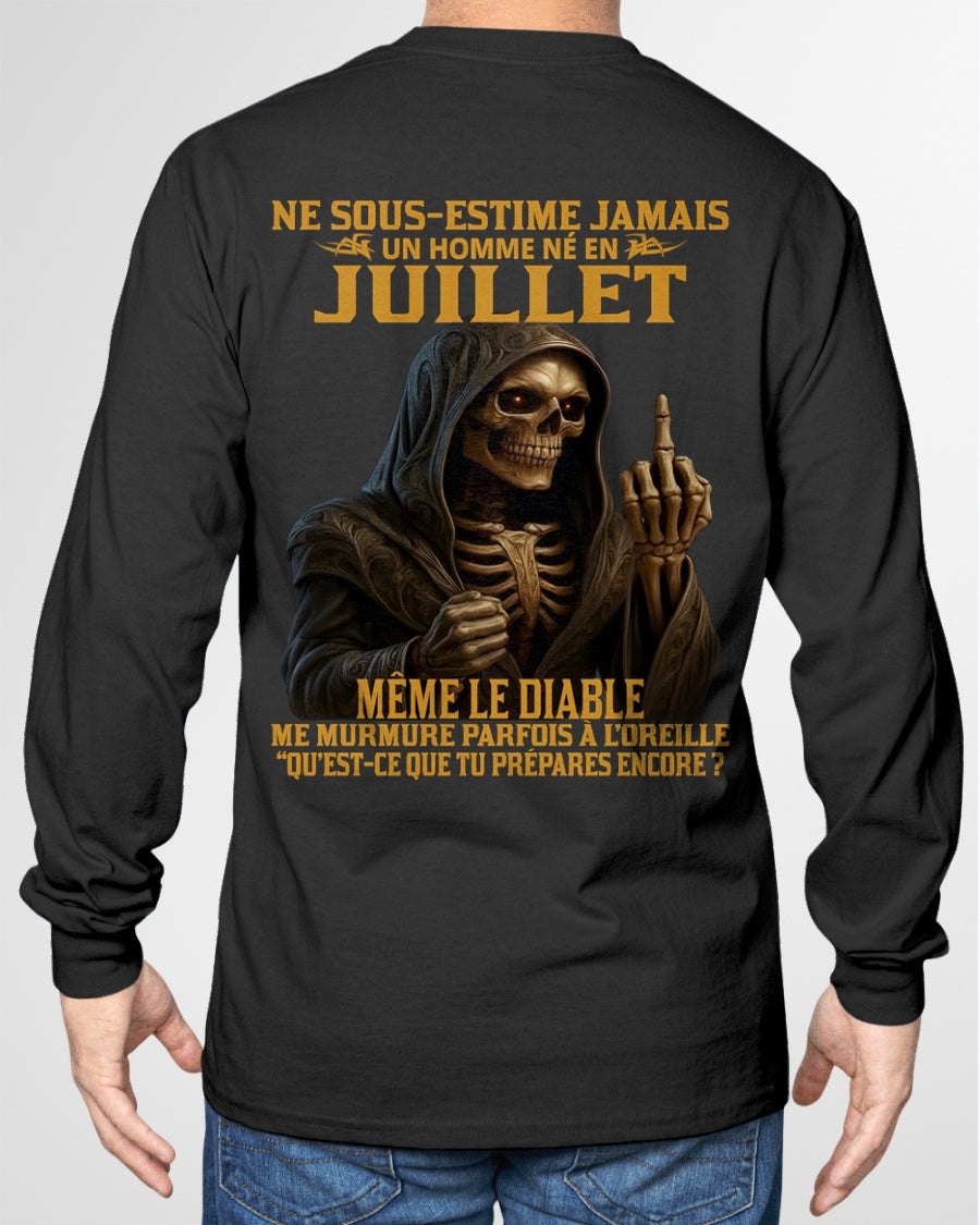 NE SOUS-ESTIME JAMAIS UN HOMME NÉ EN JUILLET Fr07 luan07 male (SKU12-305-07)