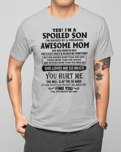 May - Awesome Mom - Perfect Gift For Son From Mom - LUAN05 (SKU-SPW-05)