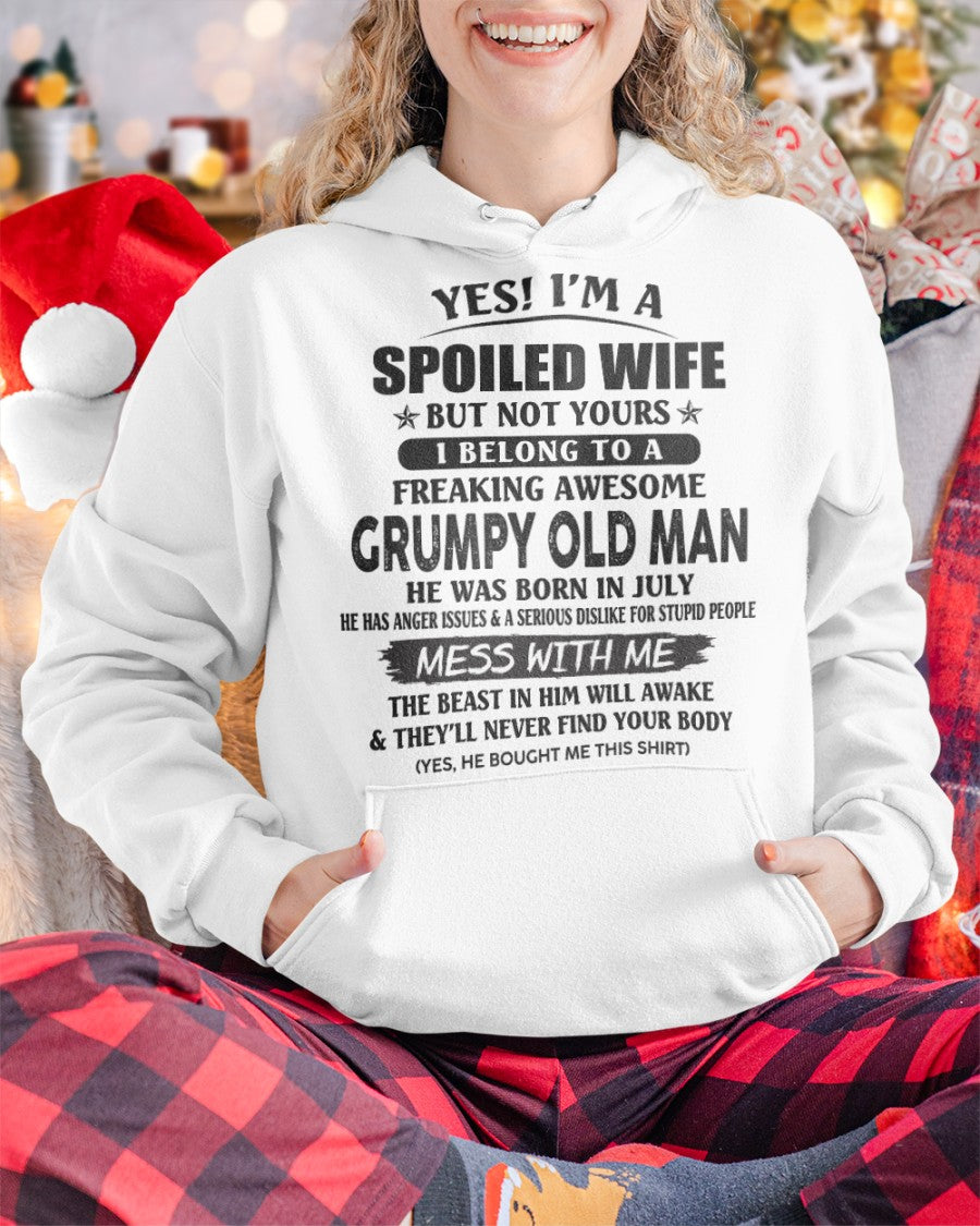 Grumpy Old Man July – Perfect gift for wife From Husband – LUAN07 (SKU08-63-07)