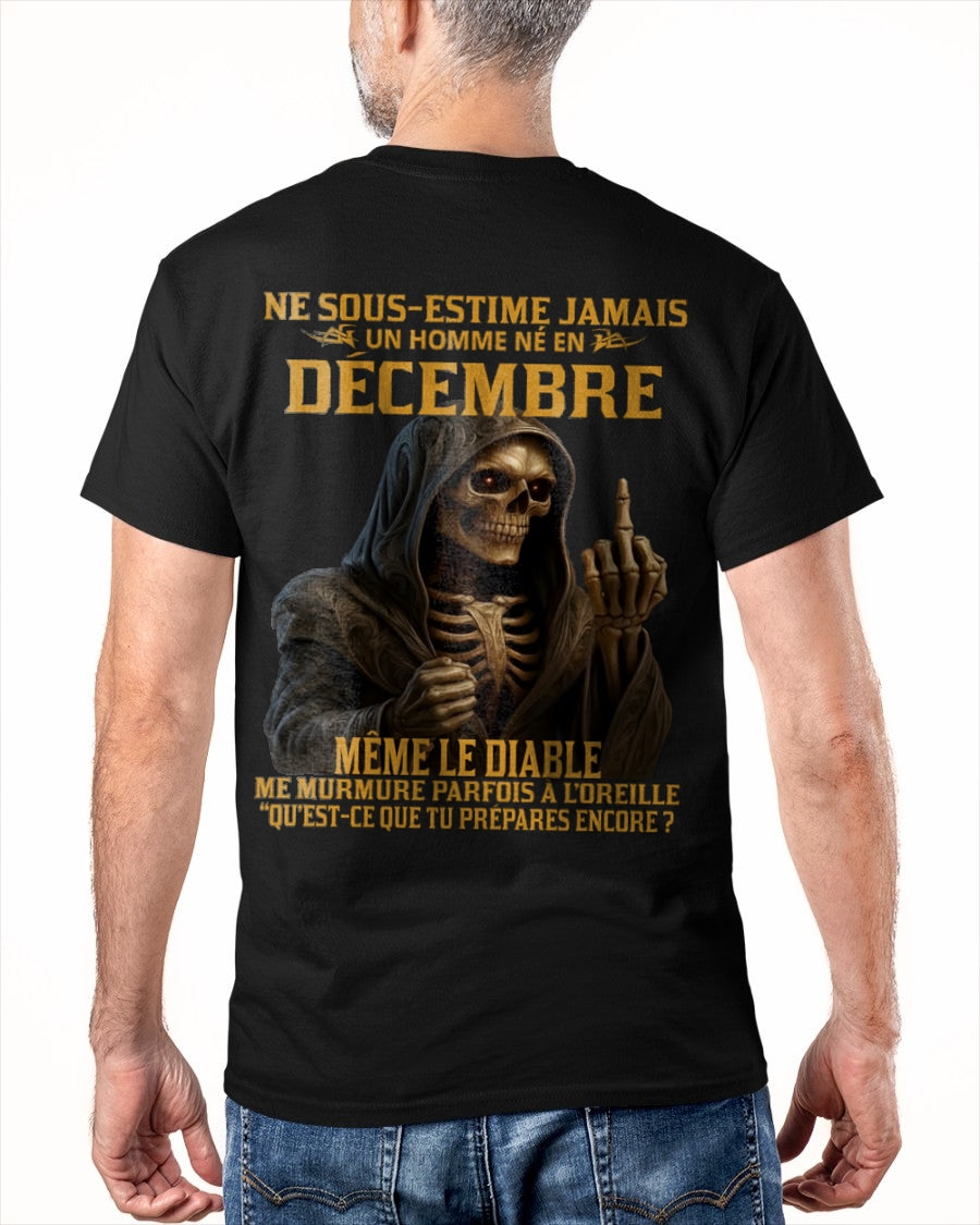 NE SOUS-ESTIME JAMAIS UN HOMME NÉ EN DÉCEMBRE Fr12 luan12 male (SKU12-305-12)