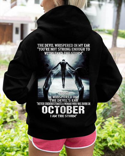 October - The Devil Whispered In My Ear - T-Shirt For WOMEN - LUAN10 (SKU-CHAUU-10)