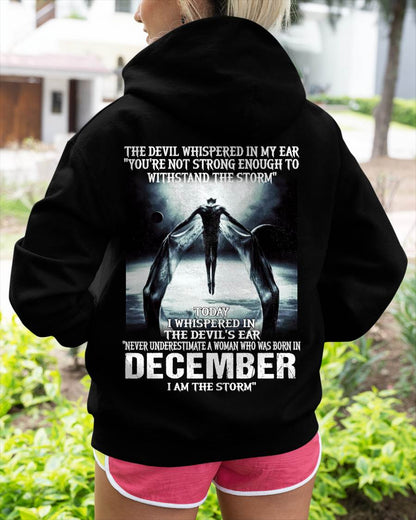 December - The Devil Whispered In My Ear - T-Shirt For WOMEN - LUAN12 (SKU-CHAUU-12)