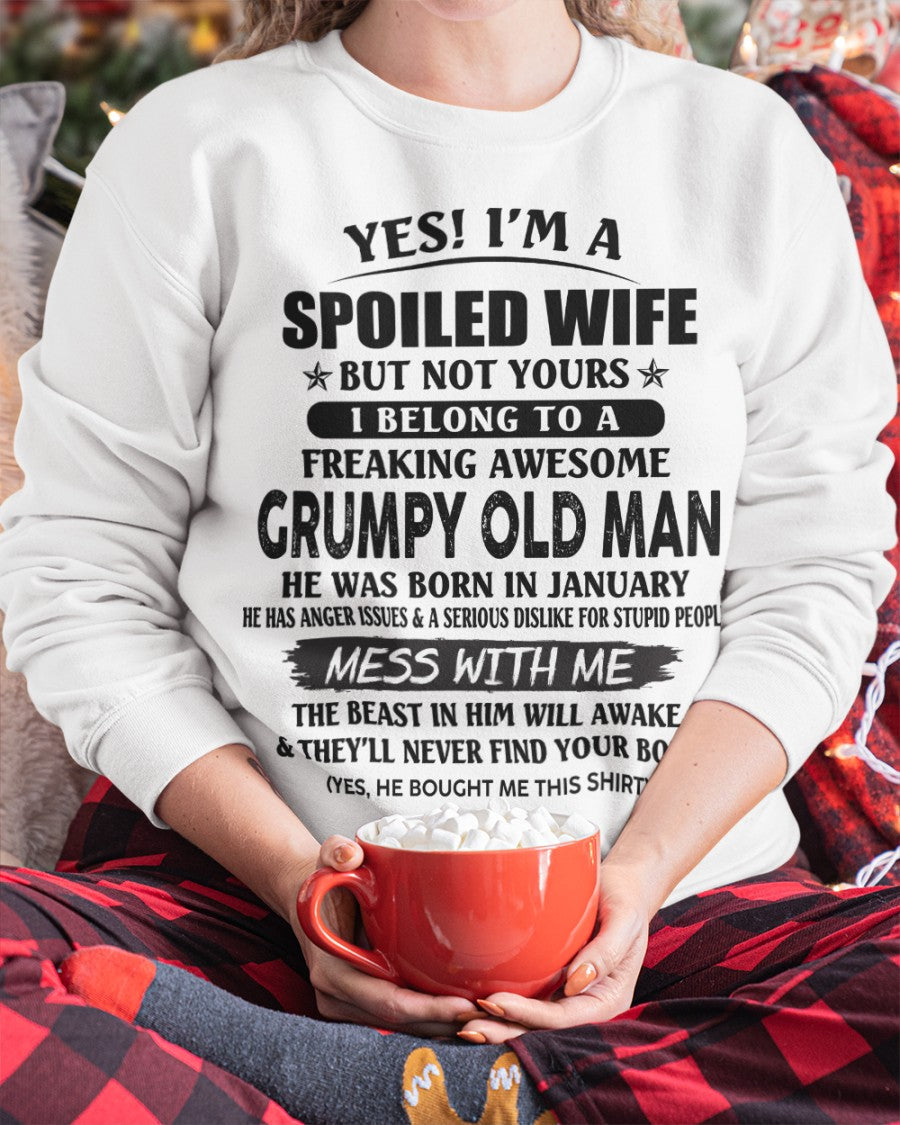 Grumpy Old Man January – Perfect gift for wife From Husband – LUAN01 (SKU08-63-01)