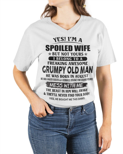 Grumpy Old Man August – Perfect gift for wife From Husband – LUAN08 (SKU08-63-08)