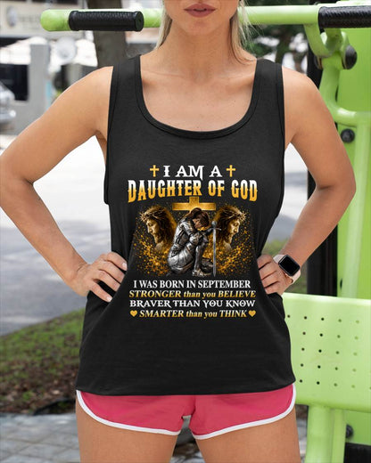 SEPTEMBER - DAUGHTER OF GOD - CHRISTIAN GIFT FOR WOMEN - LUAN09 (SKU2608-90-09)