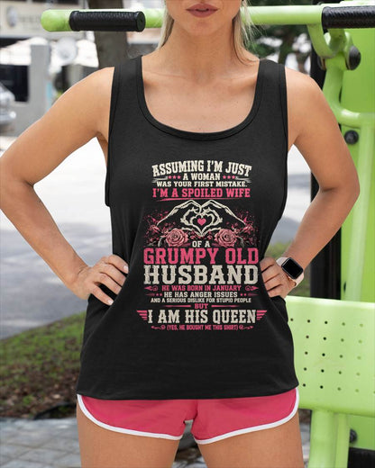 JANUARY - SPOILED WIFE OF A GRUMPY HUSBAND - PERFECT GIFT FROM HUSBAND- LUAN01 (SKU2608-31-01)