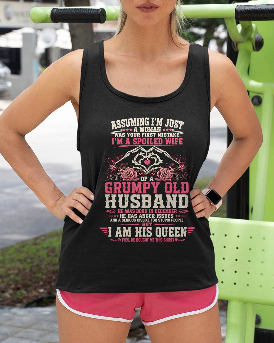 DECEMBER - SPOILED WIFE OF A GRUMPY HUSBAND - PERFECT GIFT FROM HUSBAND- LUAN12 (SKU2608-31-12)