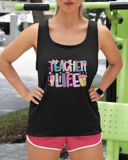 "TEACHER LIFE" – T – SHIRT FOR WOMEN – LUAN00 (SKU2607-176)