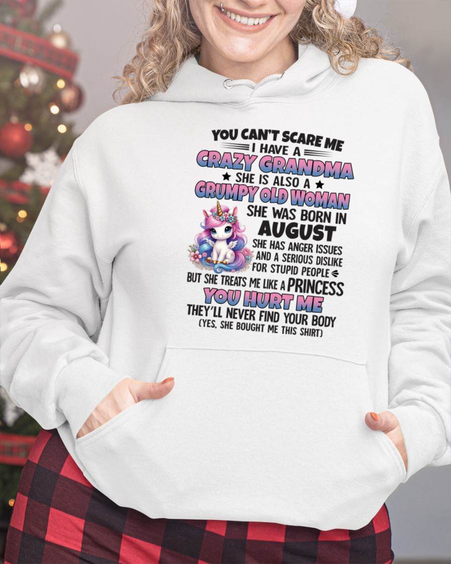 AUGUST - YOU CAN'T SCARE ME - GIFT FROM GRANDMA - NINA08 (SKU09-106-08)