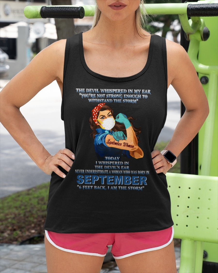 Never Underestimate A Woman Born In September – September Woman “I Am The Storm” - FMA / luan09 (SKU12-322-09)