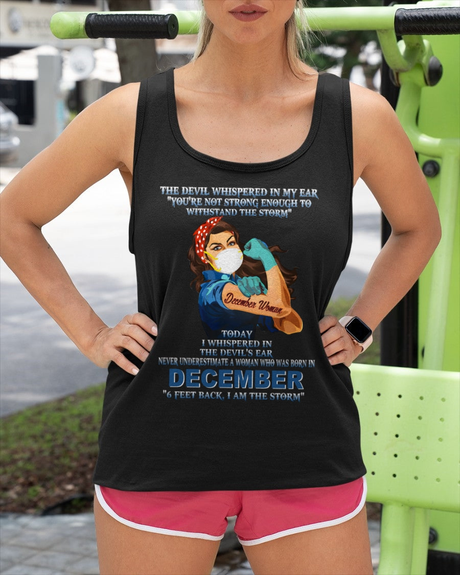 Never Underestimate A Woman Born In December – December Woman “I Am The Storm” - FMA / luan12 (SKU12-322-12)