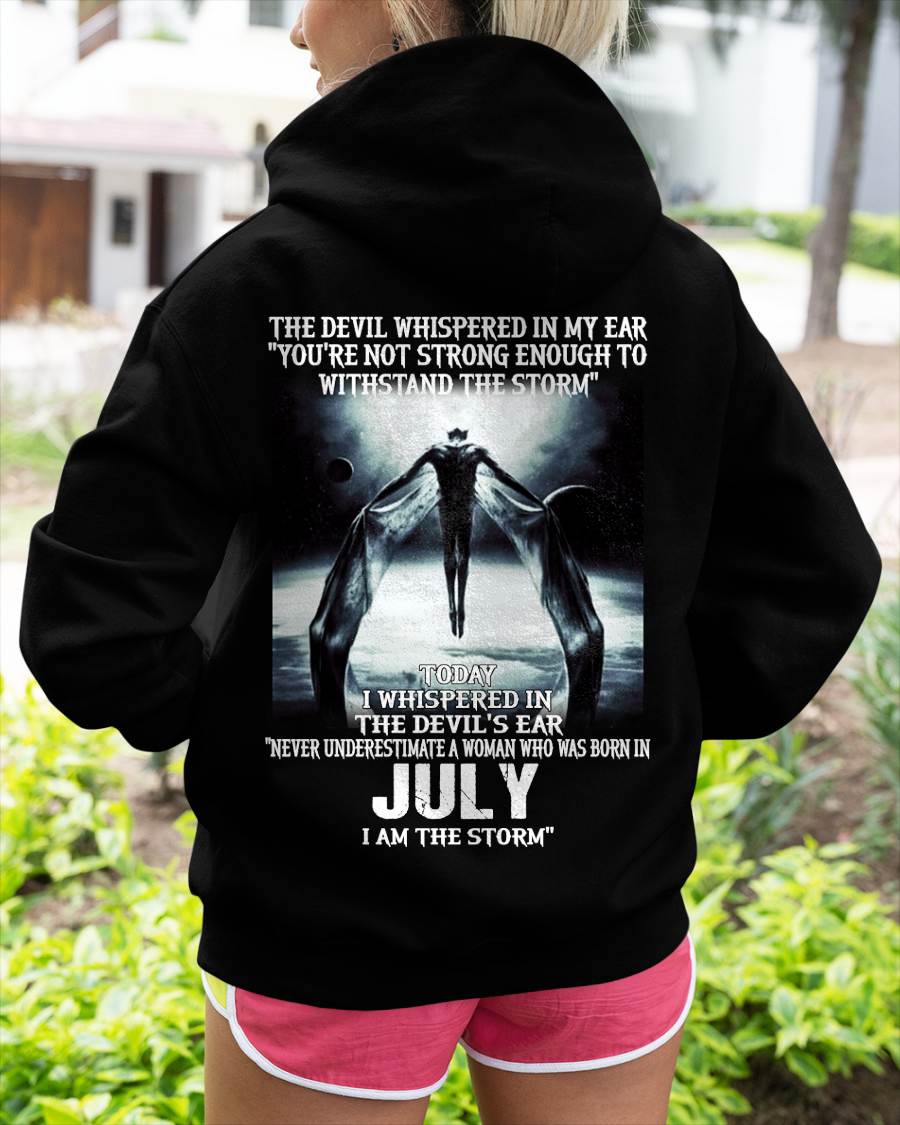 July - The Devil Whispered In My Ear - T-Shirt For WOMEN - LUAN07 (SKU-CHAUU-07)